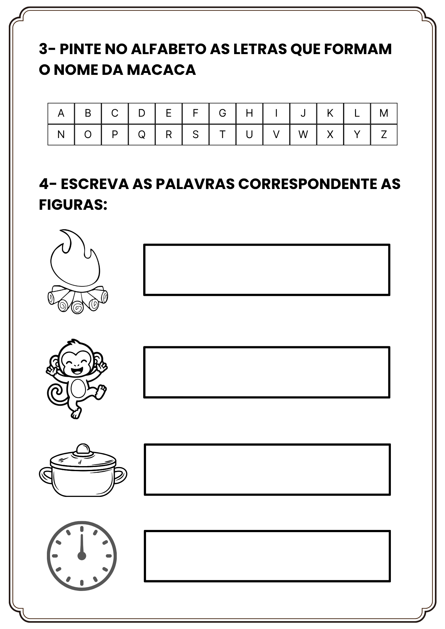 Parlenda Macaca Sofia - Atividades de Alfabetização para Imprimir (PDF) - Imagem 3