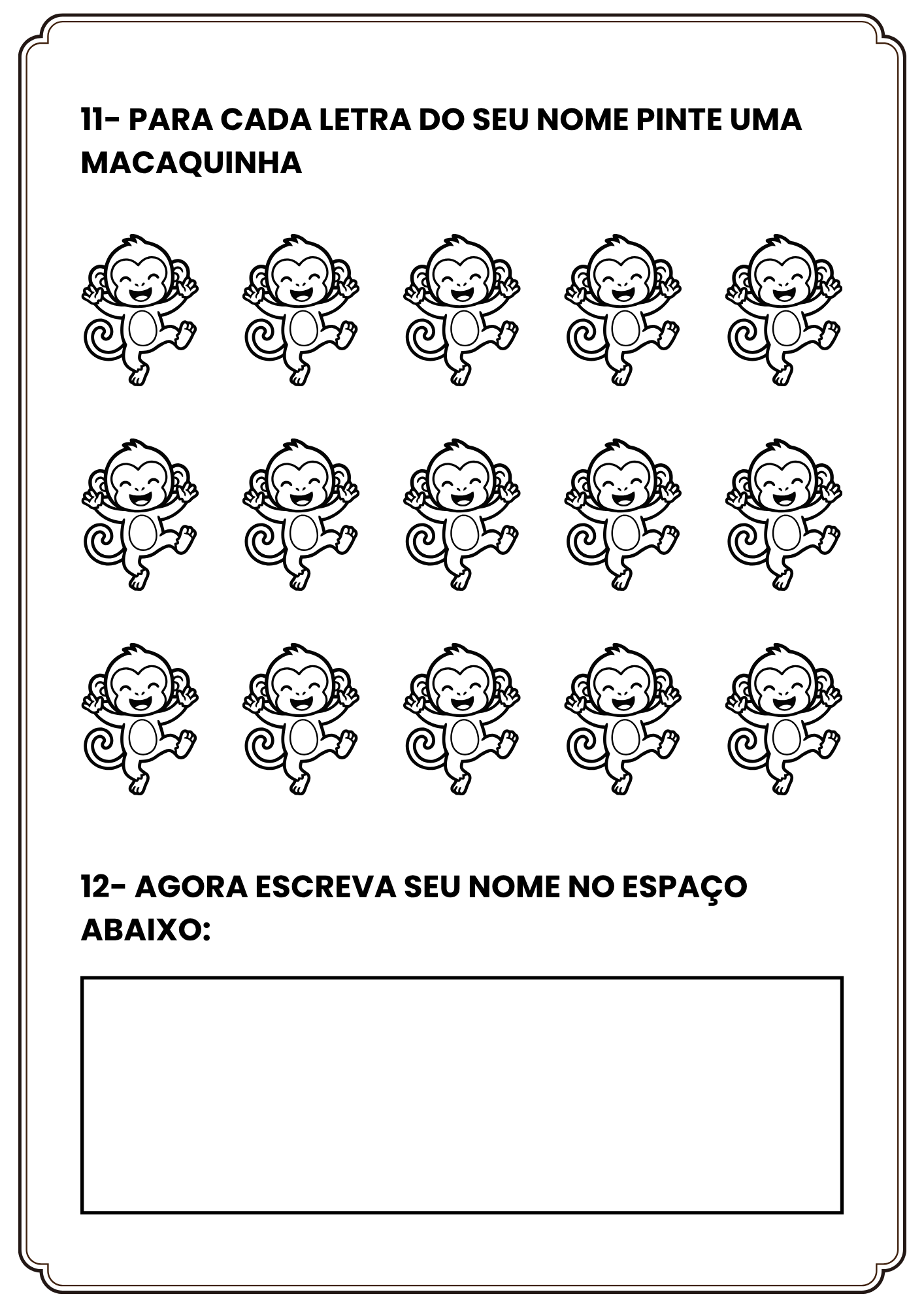 Parlenda Macaca Sofia - Atividades de Alfabetização para Imprimir (PDF) - Imagem 7